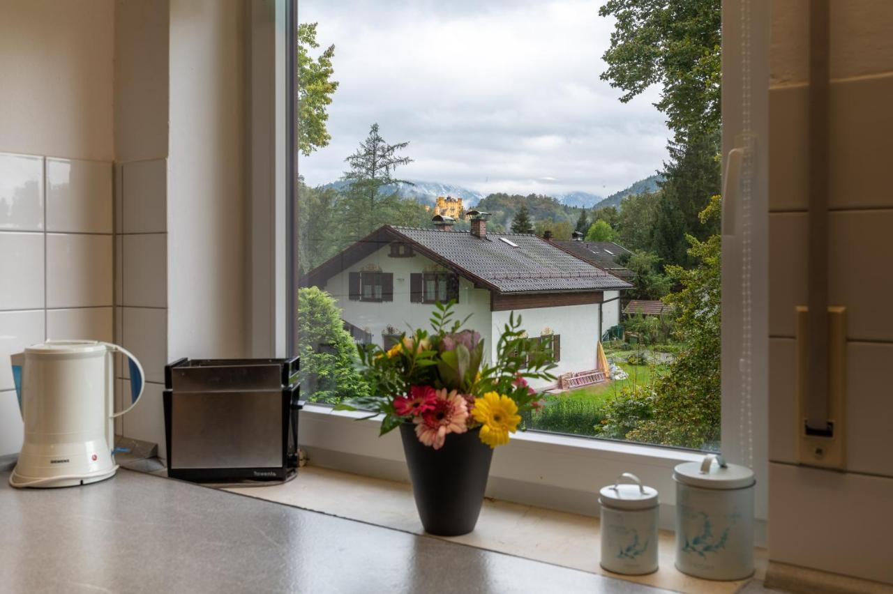Ferienwohnung Landhaus Helga Unterm Schloss シュヴァンガウ エクステリア 写真