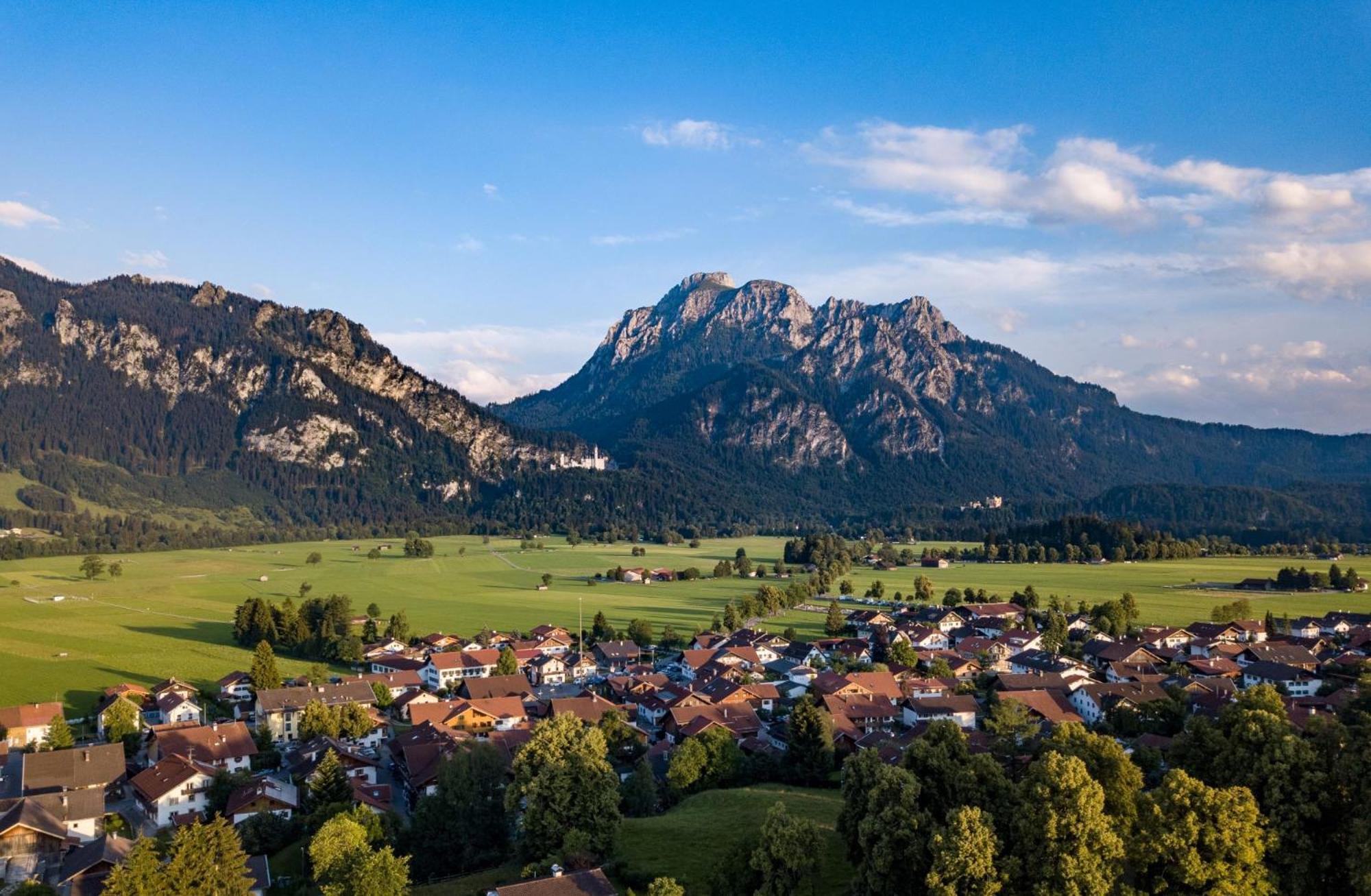 Ferienwohnung Landhaus Helga Unterm Schloss シュヴァンガウ エクステリア 写真