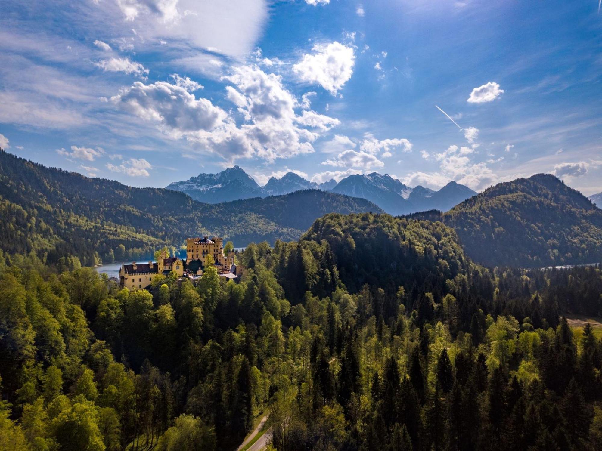 Ferienwohnung Landhaus Helga Unterm Schloss シュヴァンガウ エクステリア 写真